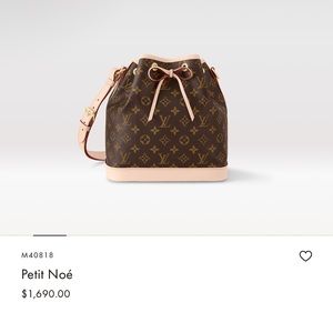Louis Vuitton Petit Noe